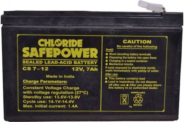 EXIDE SMF EP-12V-7AH Battery